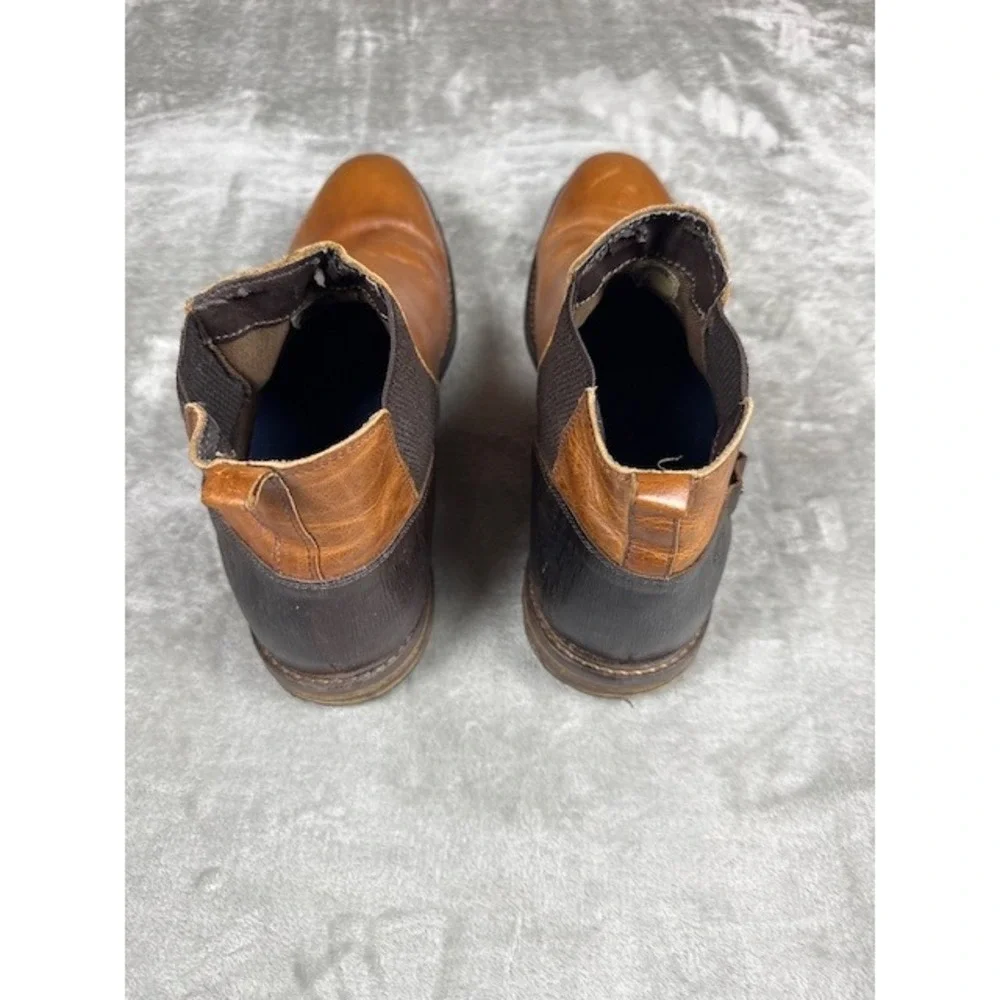Vintage BB Footwear & Co Tan Leather Chelsea Boots Mens 11 Hand‎ Crafted Europe